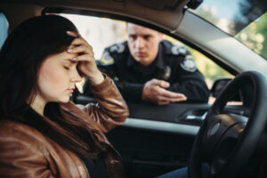 Woman sitting in car is arrested for driving on benzodiazepines